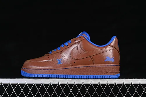All categories Nk Air Force 1 Air Force series Nk Air Force 1 Low Air Force low top Nike Air Force 1'07 Low Year of the Horse joint name Tan Brown Blue Air Force 1 low top casual sneakers XY9025-007